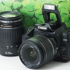 【美品】♪一眼の入門機キャノンKissDigitalX♪ダブルレンズセット♪ お求めやすい使い勝手の良いおすすめの一台♪