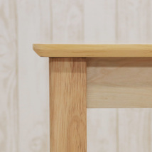 クリア塗装 幅120cm ダイニングテーブル meri120-360cn 白木 クリア テーブル 机 作業台 北欧 4人用 木製 シンプル 4s-1k-216 hg_画像7