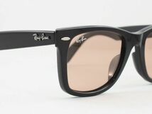 Ray-Ban レイバン サングラス RB2140F-601/4B 52サイズ WAYFARER ウェイファーラー ブラック ライトオレンジ ライトカラー 6014B ケース黒_画像5