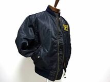 90s-00s vintage original U.S.AIR FORCE MA-1 L size / 米軍レプリカ フライトジャケット メンズ_画像4