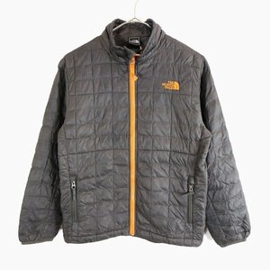 THE NORTH FACE ノースフェイス 中綿 ジャケット アウトドア キャンプ 登山 グレー (ボーイズ M) 中古 古着 N9991