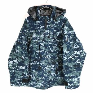 2000年代〜 米軍実物 U.S.NAVY NWU TYPE1 パーカー GORE-TEX ゴアテックス ネイビーデジタルカモ (メンズ S-XXSHORT) 中古 古着 O1397