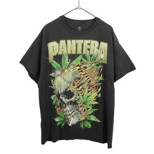 Hanes ヘインズ PANTERA パンテラ 半袖Ｔシャツ バンドプリント 音楽T ブラック (メンズ XL) 中古 古着 O3104