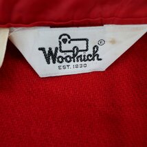 80年代 USA製 WOOLRICH ウールリッチ ウール 長袖シャツ ネルシャツ レッド (メンズ XL) 中古 古着 O3737_画像8