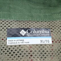 Columbia コロンビア PFG チェック長袖シャツ ロゴ フィッシング フラップポケット グリーン (メンズ XL) 中古 古着 O4084_画像4