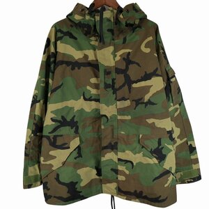 90年代 米軍実物 U.S.ARMY ECWCS GEN1 GORE-TEX パーカー ミリタリー 戦闘服 アウター ウッドランドカモ (メンズ XL-L) 中古 古着 O4550