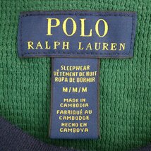 Polo by Ralph Lauren ポロバイラルフローレン ワンポイント サーマル 長袖Ｔシャツ グリーン (メンズ M) 中古 古着 O4664_画像7