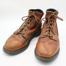 USA製 RED WING SHOES レッドウィング 本革 レザ- アイリッシュセッター ブーツ ブラウン ( メンズ 12D ≒ 30cm ) 中古 古着 KA0360_画像2