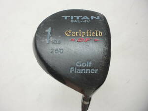 ★即決！★Golf Planner/ゴルフプランナー★メンズ右打ち用ドライバー/1番ウッド/1W★TITAN 6AL-4V Earlyfield DF 250★R★10.5°★