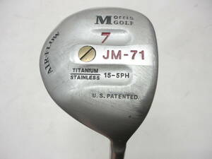 ★即決！★Morris GOLF★メンズ右打ち用フェアウェイウッド/7番ウッド/7W★Morris GOLF AIR-FLOW JM-71★R★