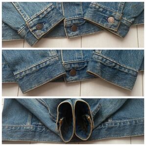 送料無料 美品 USA製 アメリカ製 Levi's リーバイス 70505-0217 vintage ビンテージ 4th indigo インディゴ denim デニム ジャケット 38 Mの画像8