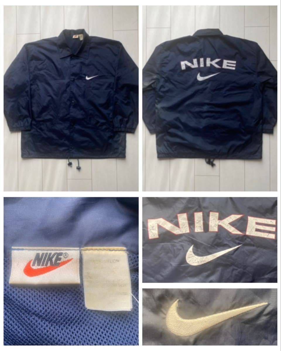 状態良好 90's VINTAGE NIKE 長袖Tシャツ AIR ビッグロゴ スウッシュ 