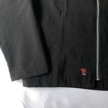 90s Kikwear Polyester Sports Jacket Zip Jacket made in USA 90年代 キックウェア スポーツジャケット ジップブルゾン Kik wear アメリカ_画像6