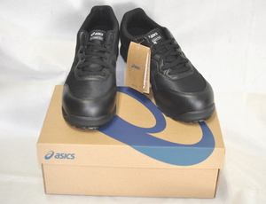 ◆現品限り新品未使用◆asicsアシックス作業用靴　ウィンジョブCP201　9090.ブラック×ブラック サイズ25.5cm