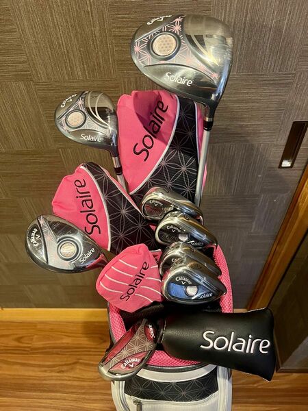 Callaway Solaire レディース　ゴルフセット　ソレイル　現行販売モデル　ピンク　キャディバック付き