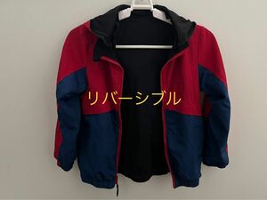 フード取り外し可能★薄手リバーシブル★ＦＯキッズ F.O.KIDS パーカー 130サイズ 男の子 春秋に