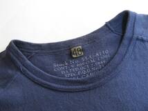 NigelCabourn ナイジェルケーボン ポケット 半袖Tシャツ フリーダム ネイビー 紺 サイズ48 日本製 japan 送料無料_画像4
