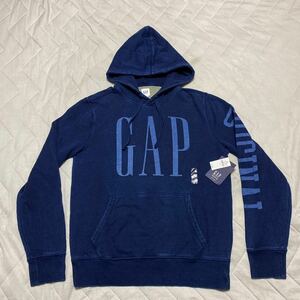 9B【新品　未使用】GAP ギャップ スウェットパーカー M 紺 ネイビー トレーナー 格安 ビッグロゴ 7,900円