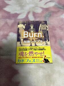 ☆加藤シゲアキ　Burn　文庫　新品☆