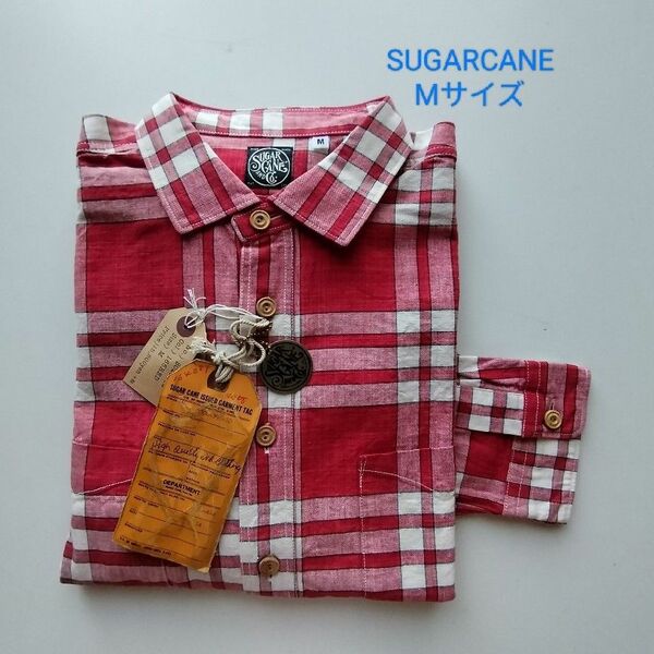 SUGARCANE★フィクションロマンス★チェックワークシャツ★新品★Mサイズ