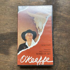 未開封 VHS Georgia O'Keeffe WOMEN IN ART ジョージアオキーフ 画家 ビデオテープ コレクションの画像1