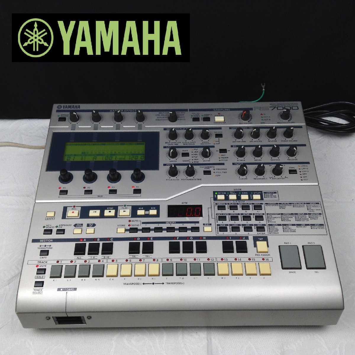 ジャンク YAMAHA RS7000 MUSIC PRODUCTION STUDIO Integrated Sampling