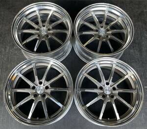 Weds MAVERICK 710S SL ウェッズ マーベリック スーパーフランジ 20×10J＆9J 5H114.3 中古品 4本 直接の受け渡し可能 (RK)