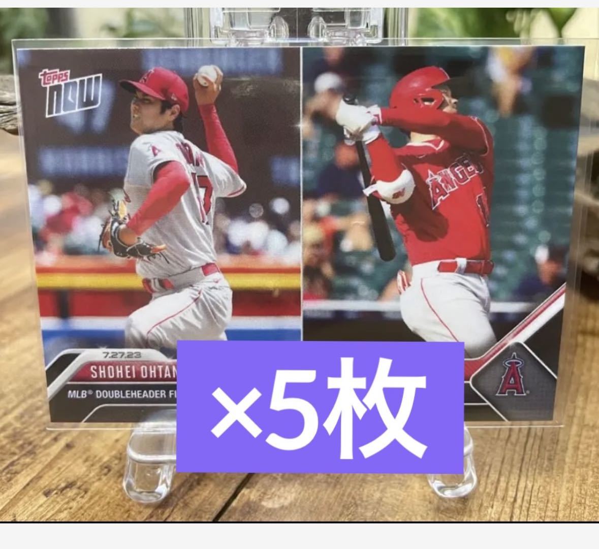 2023 topps now 大谷翔平#505 7勝目＆27、28 | JChere雅虎拍卖代购