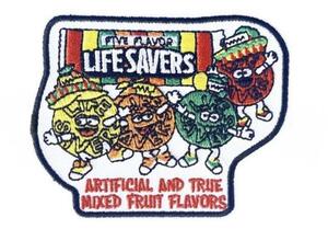 LIFE SAVERS CANDY　アイロンワッペン