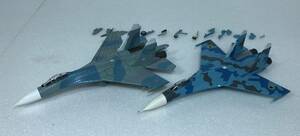 1/144 Su-27 フランカー ロシア空軍 スホーイ27 世界の主力戦闘機 Jウイング / Su-27P ウクライナ空軍 フランカーファミリー ♯ ジャンク　