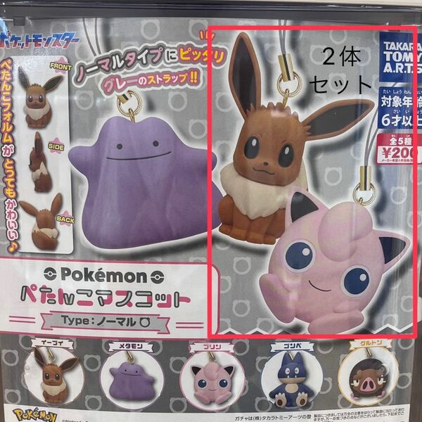 【未開封】ポケモンぺたんこマスコット（typeノーマル）