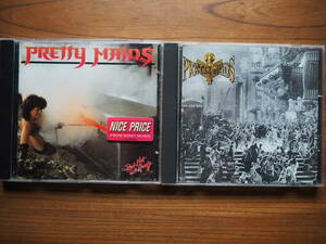 ** free shipping / used pliti*meizCD 2 pieces set Pretty Maids Red, Hot And Heavy Sin-Decade PC reading verification settled **