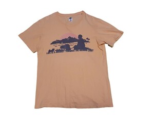 ハリウッドランチマーケット　HRM　染み込みプリント　Tシャツ　2(Mサイズ)
