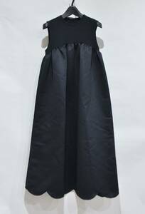 YOKO CHAN Yohko Chance ka LAP длинный One-piece maxi платье черный 36 Y-28836B