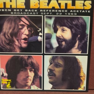 ■T15■　ザ　ビートルズ　のアルバム「THE BEATLES WBCN GET BACk REFERENCE ACETATE BROADCAST SEPT 22 1969」海外盤です。