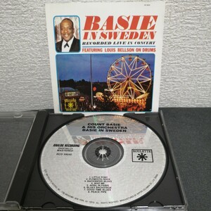 Basie in Sweden / Recfrded live in concert featuring Louis Bellson on drums