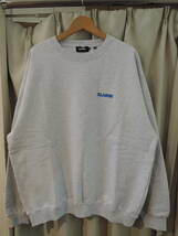 X-LARGE XLARGE エクストララージ STANDARD LOGO CREWNECK SWEATSHIRT アッシュ XLサイズ 2023最新人気商品 値下げしました！_画像1