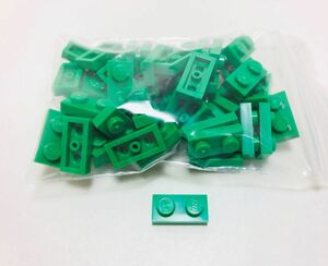 【新品未使用】レゴ　LEGO　プレート　1x2 グリーン　緑　50枚　１×２