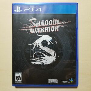 PS4 北米版 SHADOW WARRIOR シャドウウォリアー