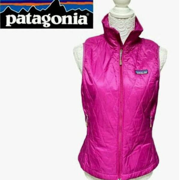 PATAGONIA 　PRIMALOFT 仕様軽くて暖かい　サイズXS　ピンク