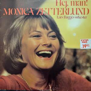 スウェーデンODEONオリジLP！Monica Zetterlund, Lars Bagges Orkester/ Hej, Man 1975年 4E062-35171 Blossom Dearieモニカ・ゼタールンド