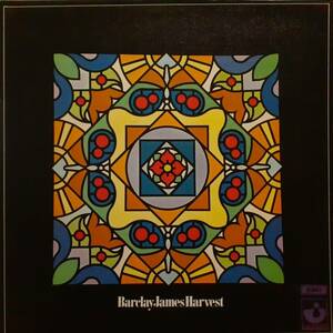 英HARVEST盤LP テクスチャー・ジャケ Barclay James harvest / ST (1st) 1970年作 SHVL 770 Robert John Godfrey Norman Smith メロトロン