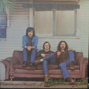 米ATLANTIC盤LP 緑赤ラベル テクスチャー Crosby Stills & Nash / ST (1st) 1969年作の70年代中ごろプレス David Stephen Graham CS&N