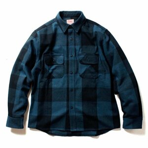 新品 BIG MIKE ビッグマイク アメカジ チェックシャツ ネルシャツ ヘビーフランネル 肉厚 ヴィンテージ仕様 ブルー系 青黒 XL