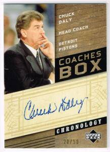 2006-07 NBA Upper Deck Chronology Autograph #239 Chuck Daly 20/50 UD Auto アッパーデック チャック・デイリー 直筆サイン