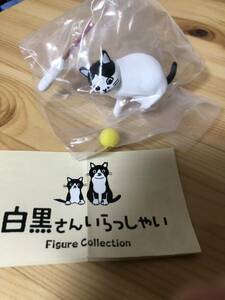 未開封 送料120円 タイト 白黒さんいらっしゃい フィギュア コレクション ガチャ ケンエレファント 猫 ネコ さかざきちはる 坂崎千春