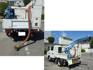 あまりないvehicle　早い者勝ち　CanterDouble cab　Crane　ポンプ？　最大積載２０００KG　軽油　6 person　