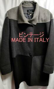 90年代 ビンテージ MADE IN ITALY franca v paoloni ロングウールコート