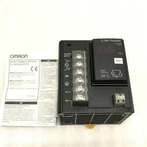 ●OMRON　オムロン　CJシリーズ 電源ユニット　CJ1W-PA205C　未使用保管品　箱なし(u0914_6_15)