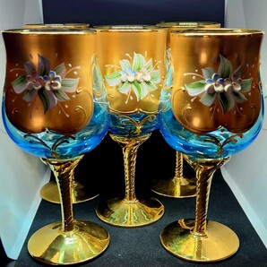 ベネチアグラス ムラーノガラス ワイングラス バラ売り   の画像5